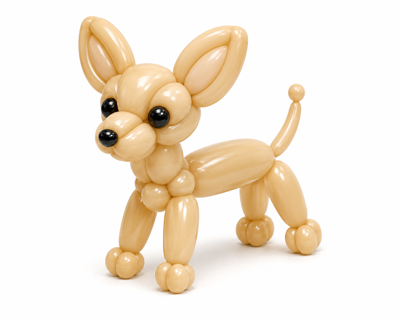 Balloon Chihuahua Figurine | 3D Printed Dog Decor & Gift