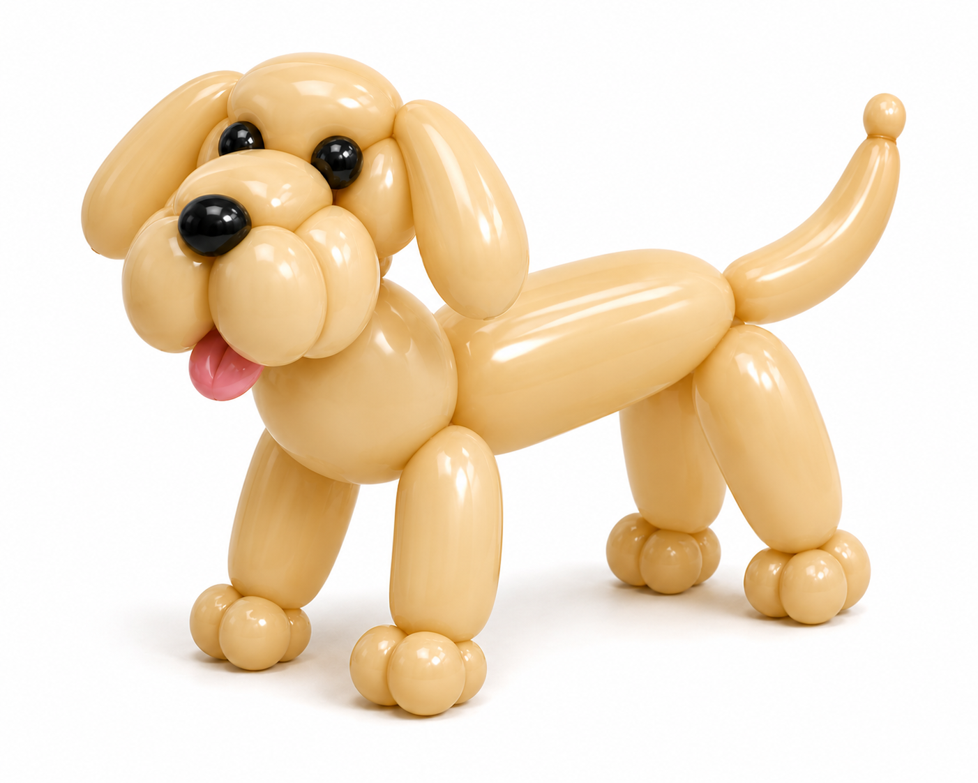Balloon Labrador Retriever Figurine | 3D Printed Dog Decor & Gift